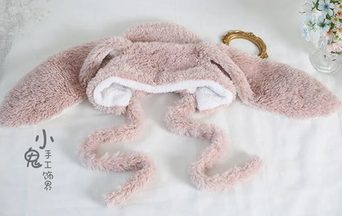 Floppy Bunny Ears Winter Hat