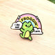 Happy Frog Enamel Pins