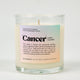 Cancer Astrology Glass Candle