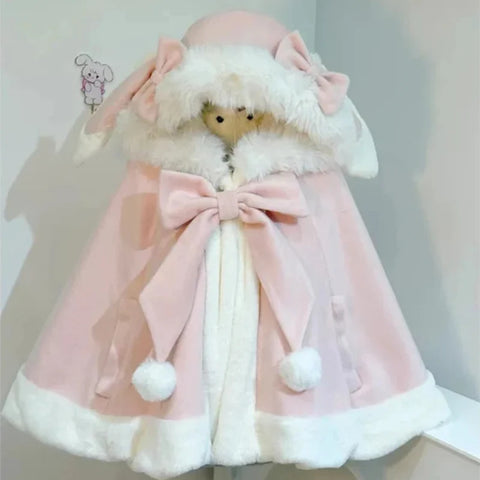 Kawaii Bunny Hooded Cloak