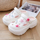 Cute Stars and Bows Summer Platform Shoes