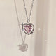 Sparkling Crystal Heart Necklace