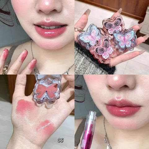 Butterfly Lip Gloss Keychain