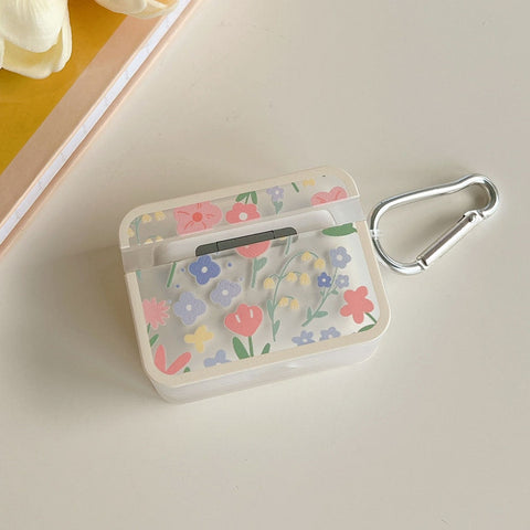 Pastel Flowers AirPods Case