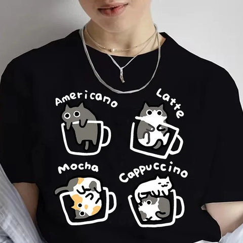 Coffee & Cats T-Shirt