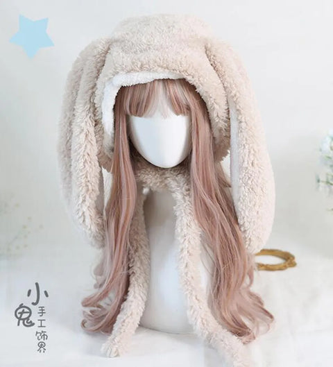 Floppy Bunny Ears Winter Hat