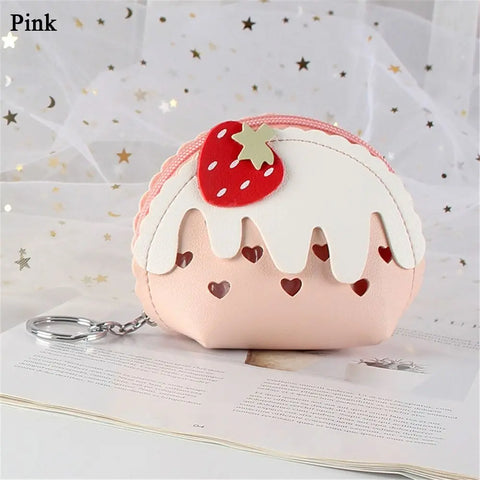 Strawberry Ice Cream Coin Purse