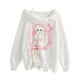 Pretty Kitty Off Shoulder Sweater