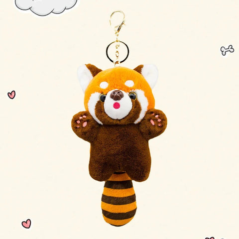 Red Panda Plushie Pendant Keychain