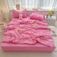 Cool Seersucker Summer Quilt Duvet Cover Set