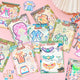 ZIYI Dress Up Pixel Art Stickers