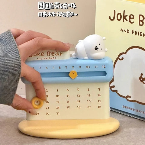 Kawaii Lazy Bear Desk Calendar