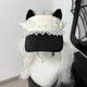 Kawaii Confused Kitty Summer Visor