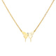 Butterfly Initial Letter Necklace