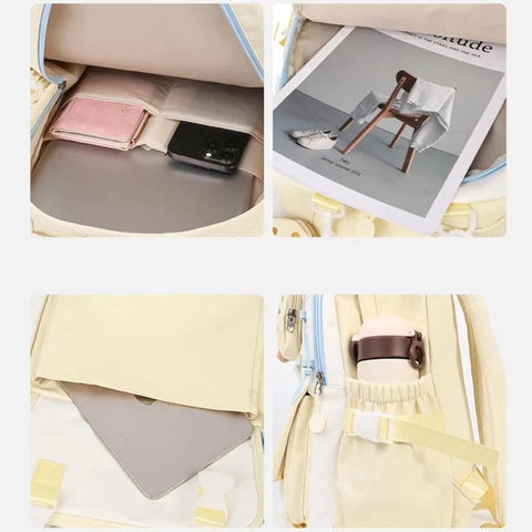 Happy Days 3 Piece Backpack Set