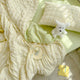 Cool Seersucker Summer Quilt Duvet Cover Set