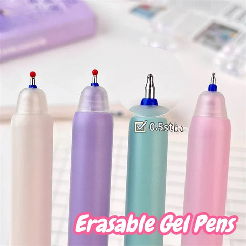 Kawaii Cat Erasable Gel Pens
