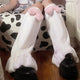 Pink Bow Leg Warmers