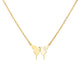 Butterfly Initial Letter Necklace