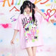 KOSAHIKI Pink Harajuku Graphic T-shirt