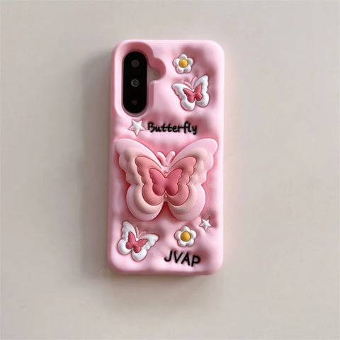 Kawaii Butterfly Samsung Phone Case