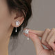 Silver Butterfly Stud Earrings