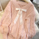 Sweet V-Beck Bow Sweater