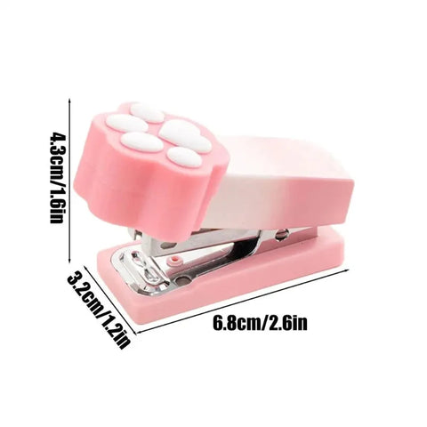 Kawaii Pastel Cat Paw Stapler
