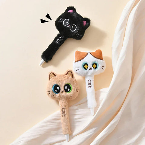 Plush Cat Gel Pens