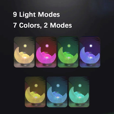 Moon Bunny Night Light Speaker