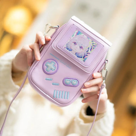 Kawaii Gamer Girl Pouch Bag