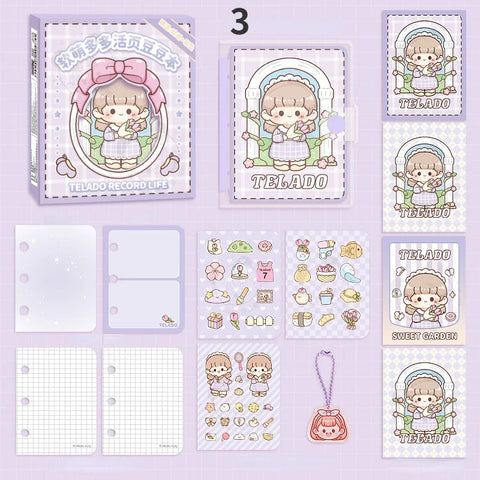 Kawaii Girl Summer Seaside Notebooks
