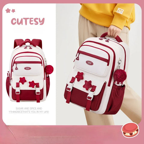 Kawaii Pastel Cutesy Backpack Set