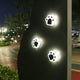Outdoor Solar Powered Cat Paw Lights