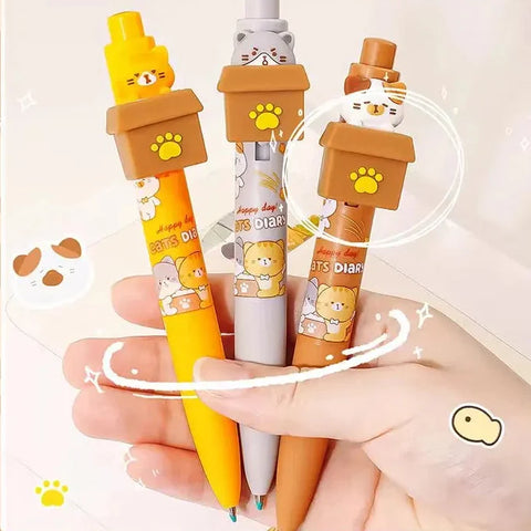 Kawaii Peek-a-Boo Cat Pens