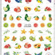 Nail Art Fruit Decals