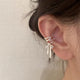 Cute Silver Bow Knot Ear Clips
