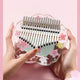 Clear Sakura Shaped Kalimba