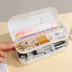 Kawaii Pastel Animal Cuties Double Tiered Pencil Case