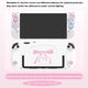 Kawaii Neko and Bows Switch Case NS/OLED/NS2
