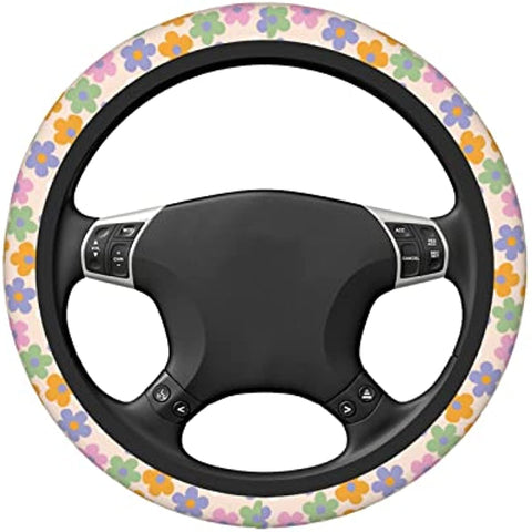 Floral Steering Wheel Cover