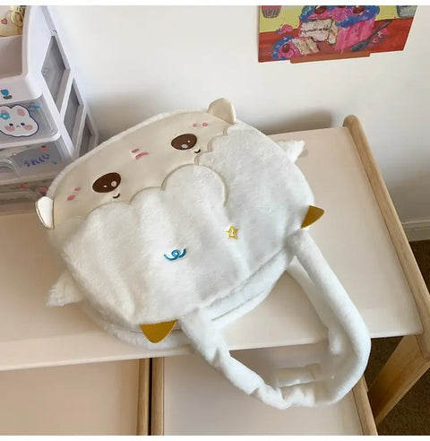 Lamb Face Tote Bag