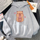 Capybara Hearts Boba Tea Hoodie