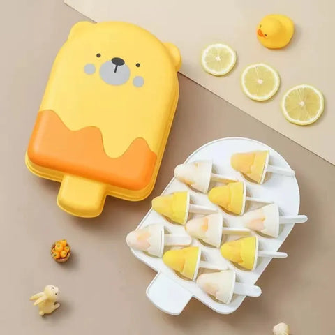 Cute Bear Ice Cream Mold Tray