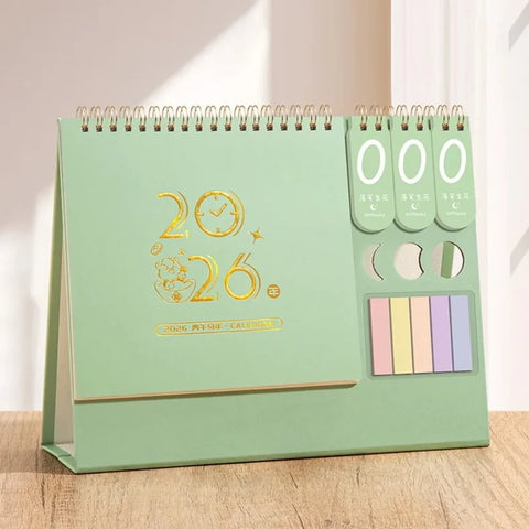 2026 Desktop Calendar With Sticky Notes