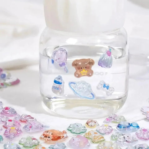 Pastel Kawaii 3D Cuties Sticker Sheets