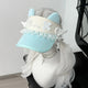 Kawaii Confused Kitty Summer Visor
