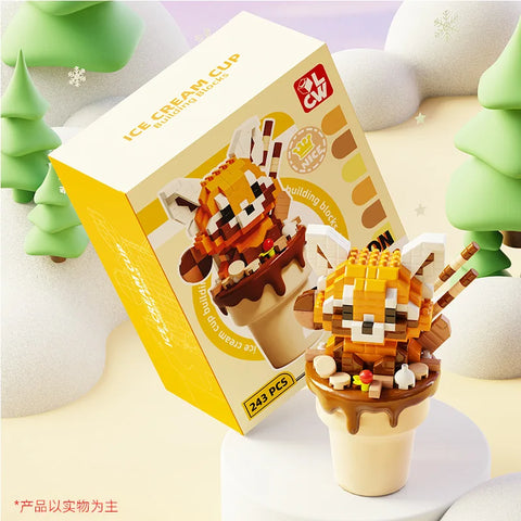 Kawaii Ice Cream Animals Building Blocks