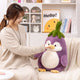 Cute Penguin Eggplant Plushies