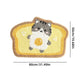 Kitty Toast Bath Mat Rug